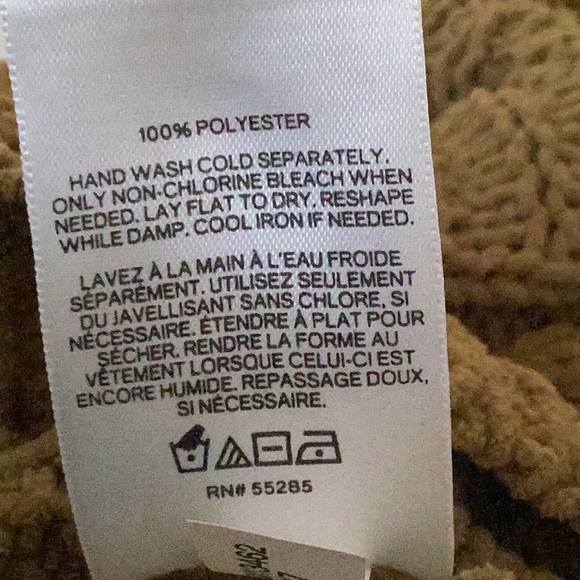 Express lightweight poly bulky knit sweater with balloon sleeves size XS - Picture 10 of 10